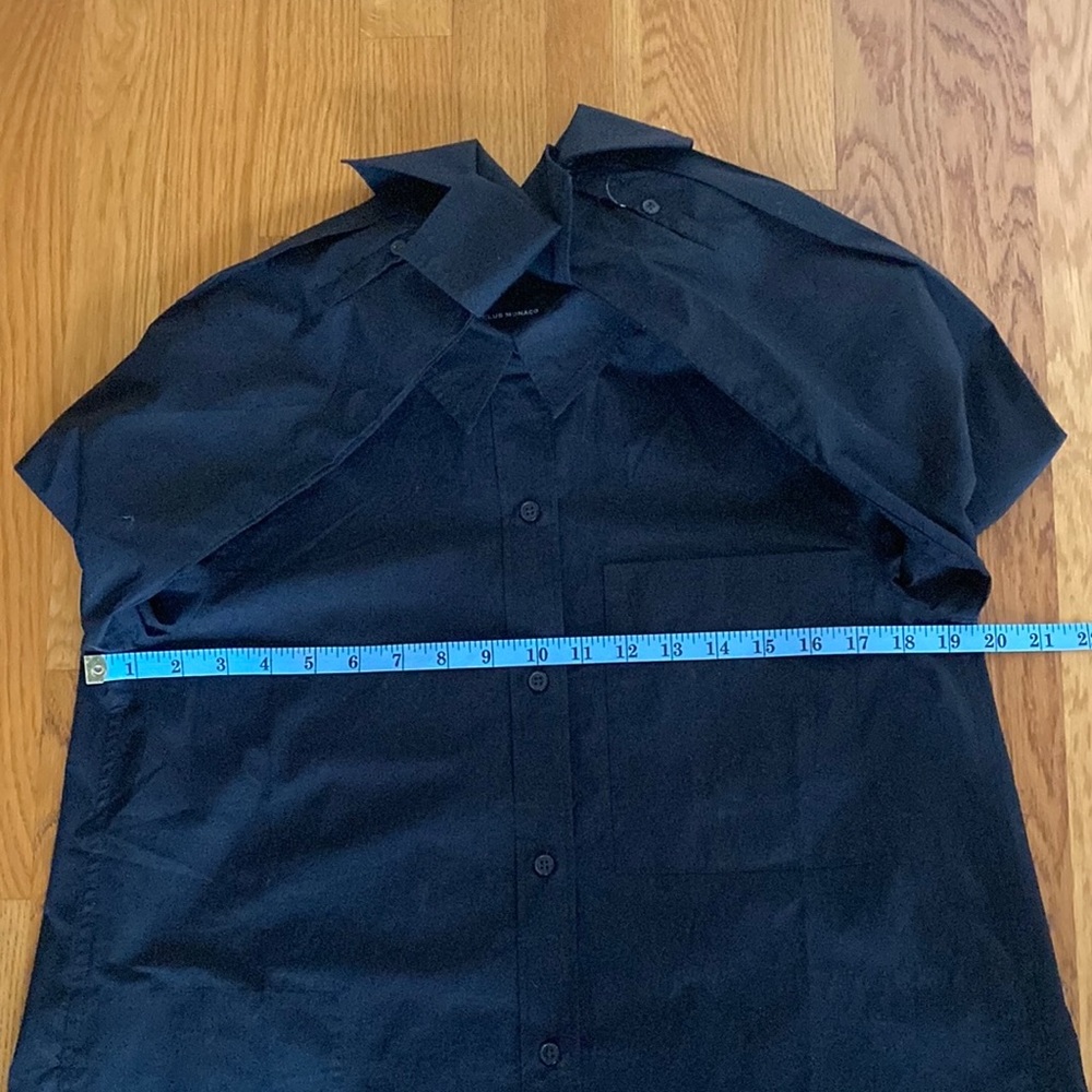 NWT Club Monaco Black Relaxed Shirt Dress Size S - Picture 13 of 14